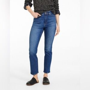 L.L. Bean Women's Signature Denim Blue Straight Leg Jeans